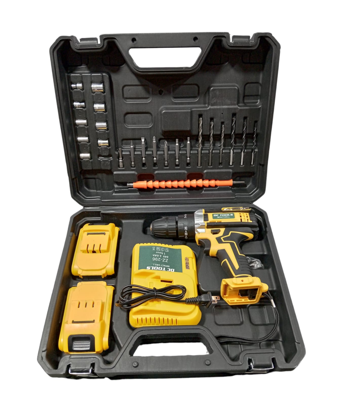 SET TALADRO ZZ295 + RATCHET LDCT-40PC